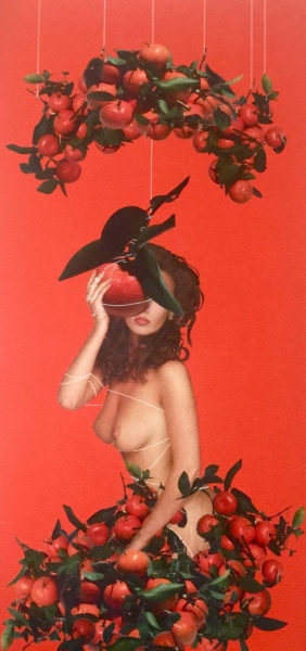 I Peel Pretty, 2018 Mixed media on wood 60x120x6cm