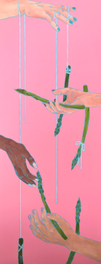 Just The Tip, 2020 Acrylic of wood 20x50x5cm